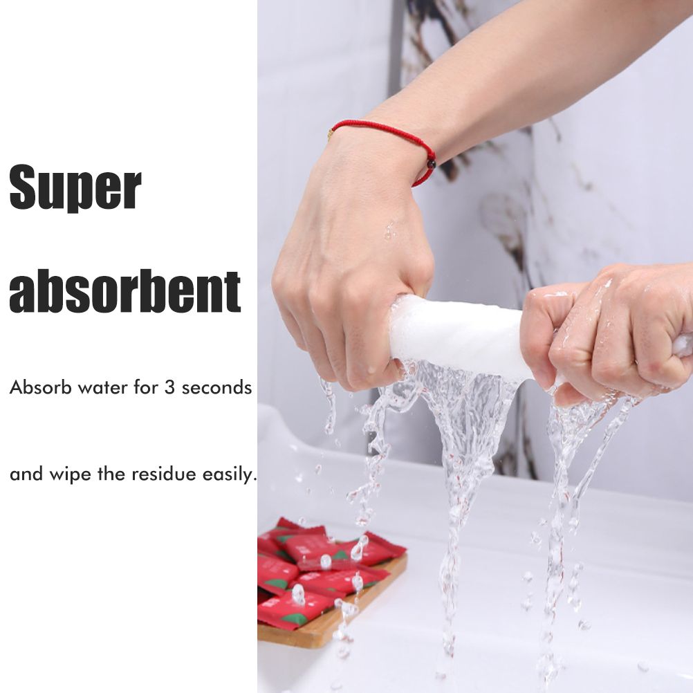 100Pcs One Time Compressed Towel Portable Travel Cotton Face Towel Outdoor Makeup Moistened Tissues V1294-YM0523-10337528