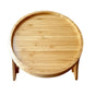 Clip On Tray Sofa Table Portable Couch Arm Tray Table Natural Bamboo Sofa Armrest Clip On Tray for Eating and V1294-YM0523-10337581