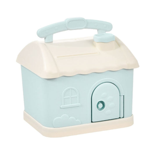 Cartoon House Piggy Bank with 3D Sticker DIY Storage Money Box for Kids Adults Savings Coins Banknotes Box V1294-YM0523-10337878
