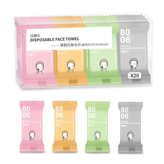 Compressed Travel One Time Towel Portable Camp Outdoor Large and Thick Washcloths Soft Convenient Towels V1294-YM0523-10337967