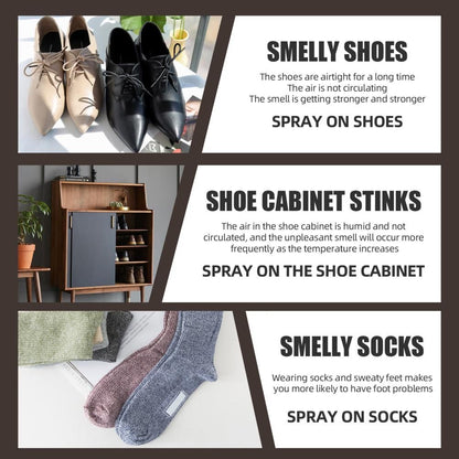 Foot Shoe Deodorant Spray Odor Destroy Agent for Feet Shoe Deodorant Spray V1294-YM0523-10338624