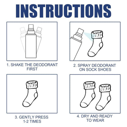 Foot Shoe Deodorant Spray Odor Destroy Agent for Feet Shoe Deodorant Spray V1294-YM0523-10338624