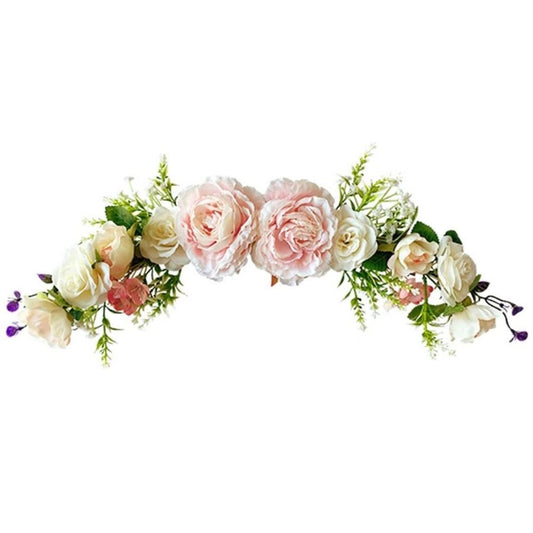 Artificial Peony Flower Swag Wedding Arch Flowers Artificial Floral Swag Decorative Swag for Lintel Wedding V1294-YM0523-10338729