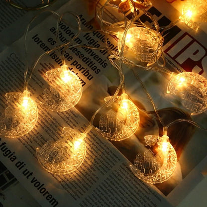 Eid LED Star Moon Light String Mubarak Ramadan Decoration for Home Ramadan Party EID Lantern Decoration V1294-YM0523-10338755