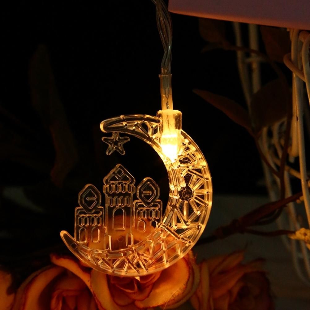 Eid LED Star Moon Light String Mubarak Ramadan Decoration for Home Ramadan Party EID Lantern Decoration V1294-YM0523-10338755