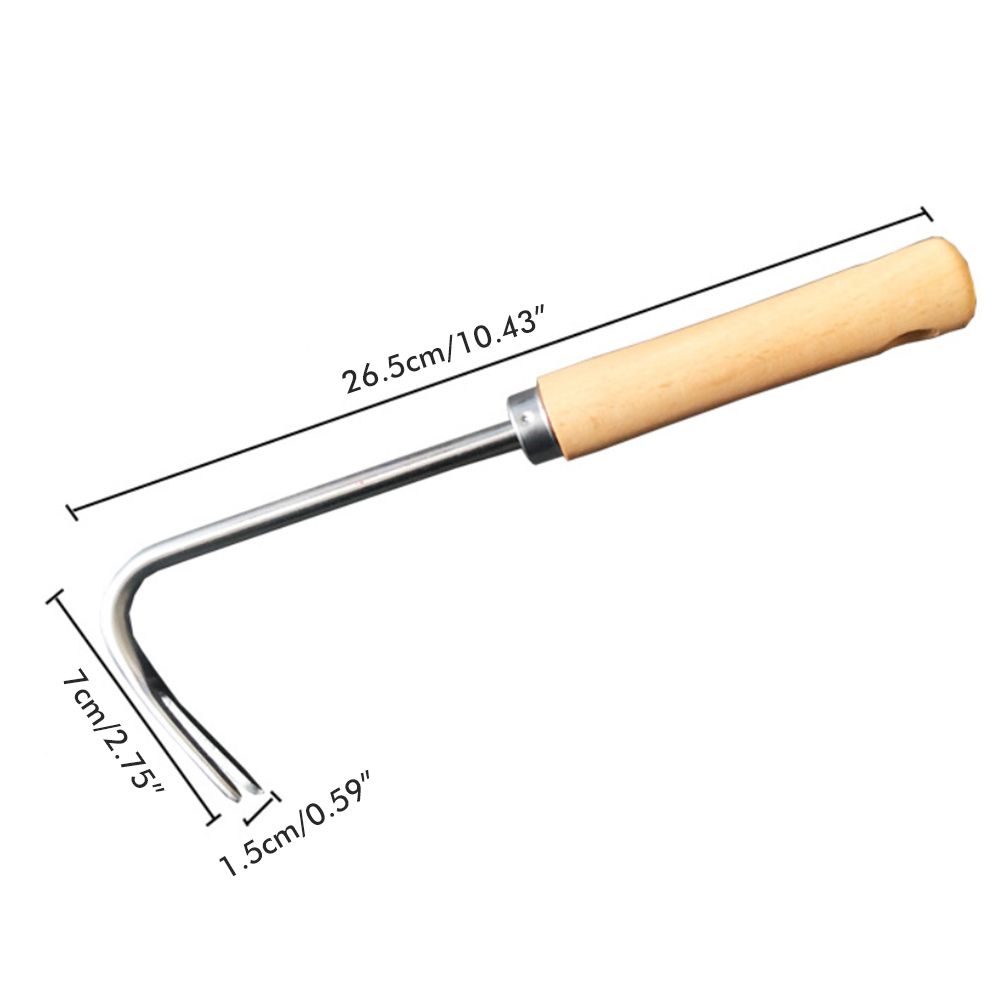 Hand Weed Puller V Shape Weeder Weeding Tools with Handle for Garden Weed Removal Tool Gardening Accessories V1294-YM0523-10340582
