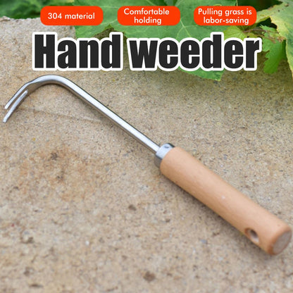 Hand Weed Puller V Shape Weeder Weeding Tools with Handle for Garden Weed Removal Tool Gardening Accessories V1294-YM0523-10340582
