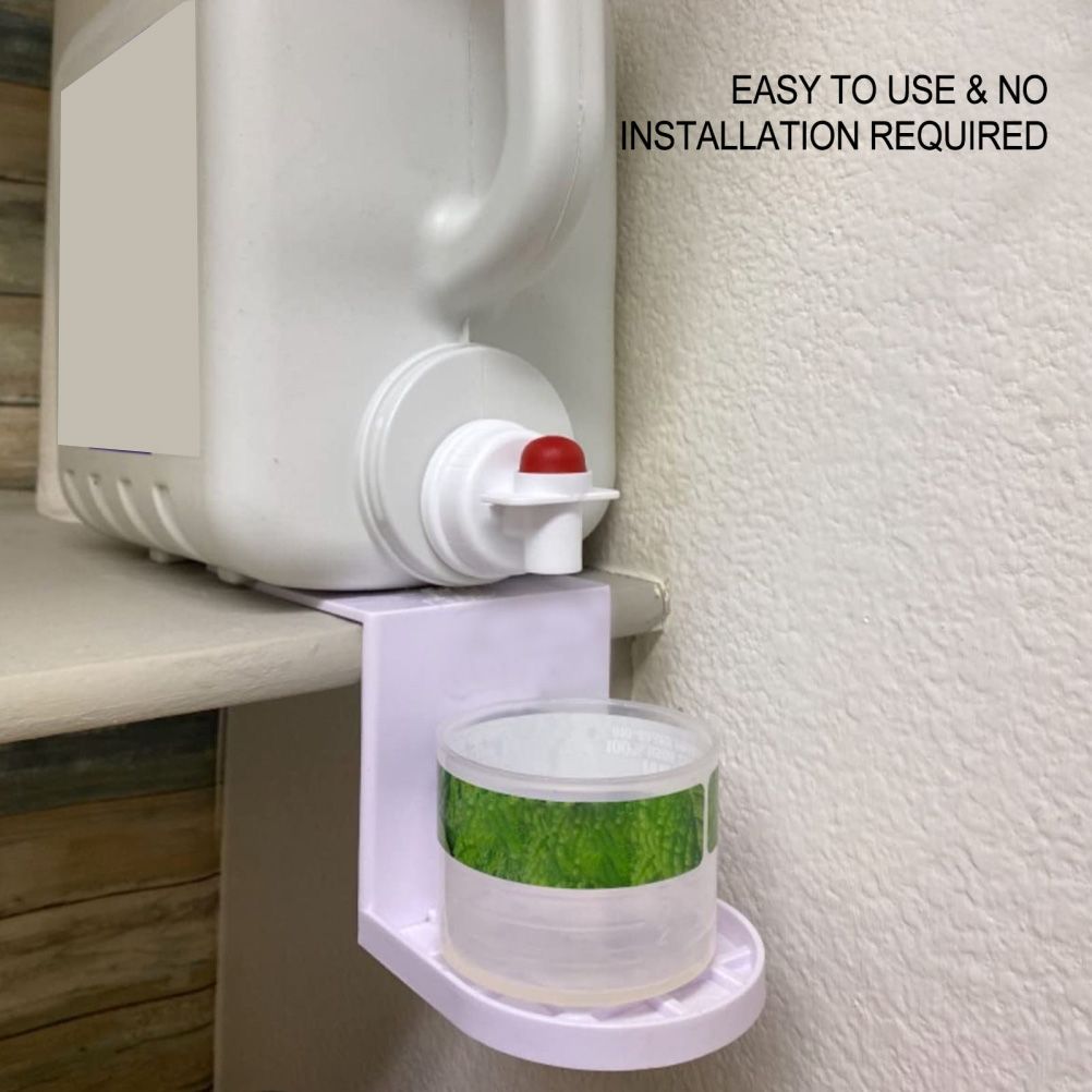 2 Pack Laundry Detergent Holder Detergent Cup Holder Drip Catcher Soap Tray Laundry Soap Dispenser for Fabric V1294-YM0523-10340780