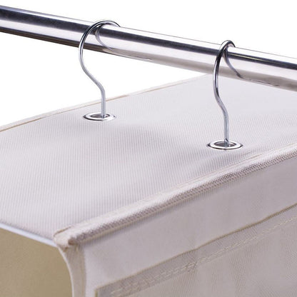 Hanging Purse Handbag Organizer Wardrobe Closet Dust Proof Shelf Rack Bag with 10 Compartments Bag Organizer V1294-YM0523-10340823