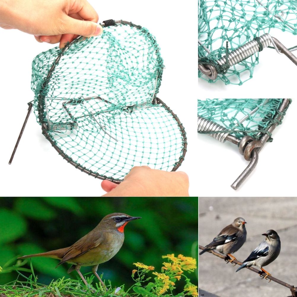 Catching Bird Net Pest Control Humane Live Trap Mesh for Sparrows Pigeons Quail and Birds V1294-YM0523-10341055