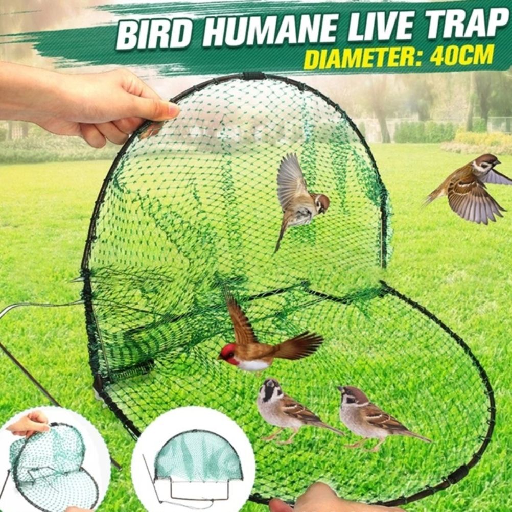 Catching Bird Net Pest Control Humane Live Trap Mesh for Sparrows Pigeons Quail and Birds V1294-YM0523-10341055