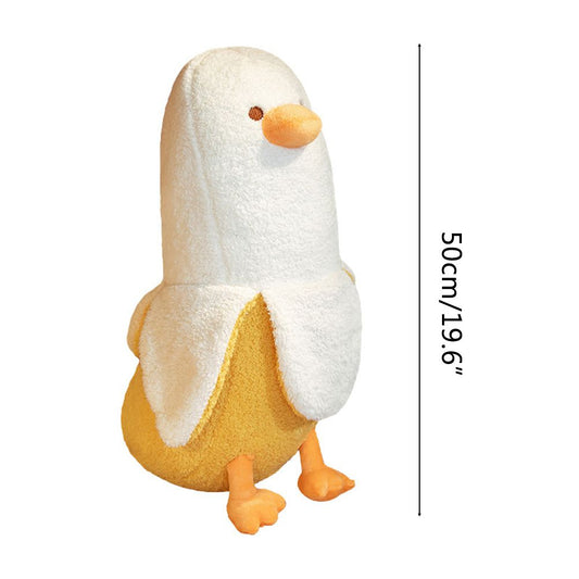 50CM Banana Duck Plush Toy Animal Plush Toy Adorkable Gift Cartoon Banana Duck Sleeping Pillow Home Sofa Bed V1294-YM0523-10341086