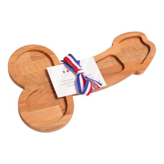 Wooden Food Tray Appetizer Tray Unique Shaped Wooden Serving Tray Decoration for Party Holiday Home Warming V1294-YM0523-10341281