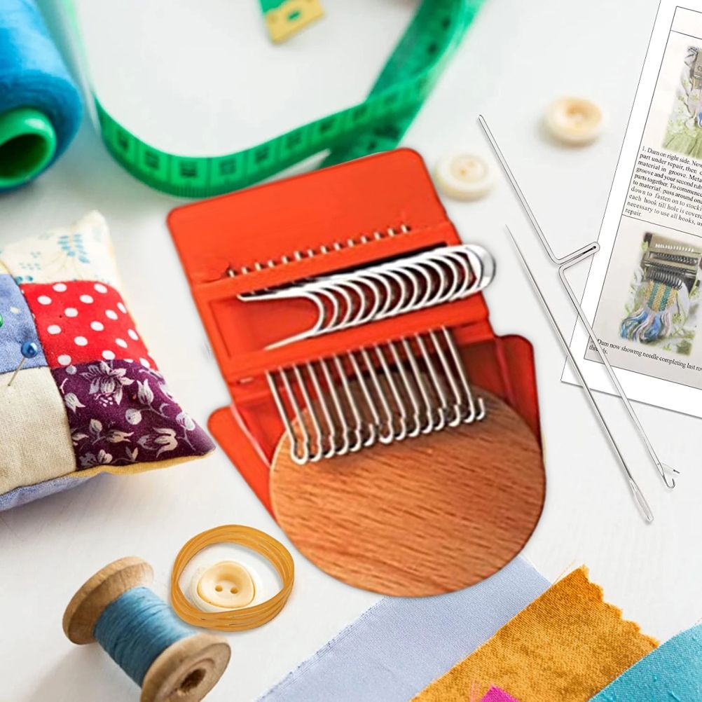 Mini Loom Weave Tool Kit Household Knitting Machine Loom Tamping Machine Speed Weave Tamping Machine V1294-YM0523-10341460