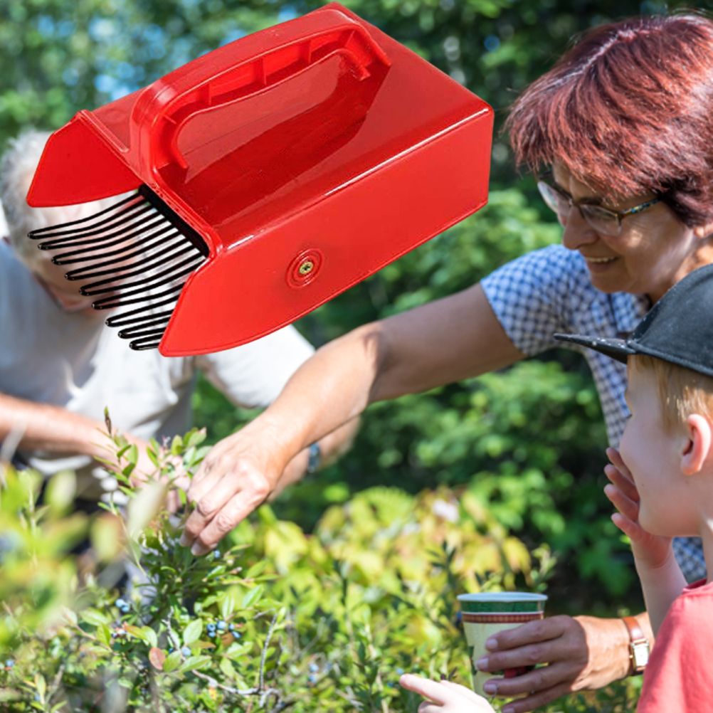 Berry Picker with Metallic Comb and Handle for Easier Berry Bilberries Cloudberries Picking Garden Tool V1294-YM0523-10341551