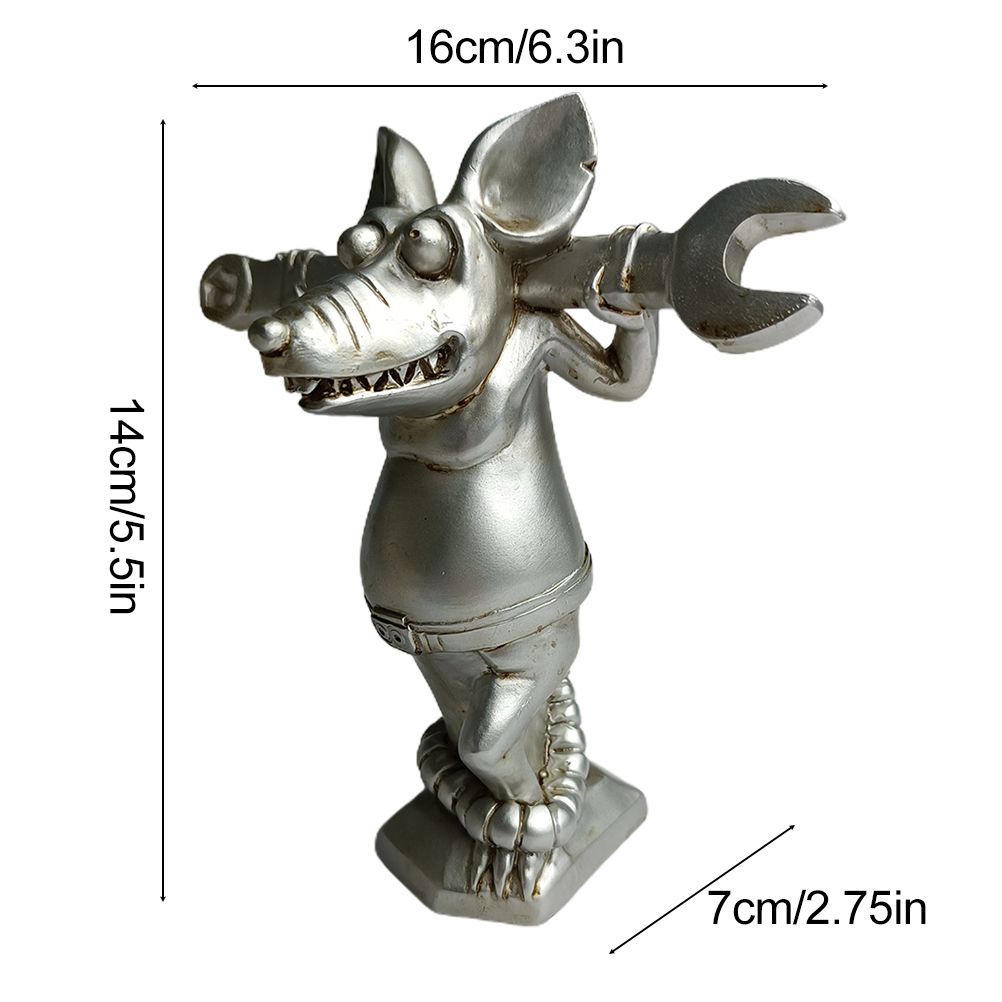 Mouse Statues Resin Animal Figurines for Home Garden Decoration V1294-YM0523-10341629