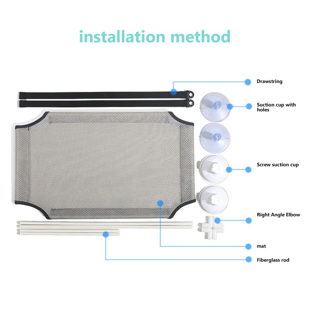 Double Layer Cat Window Hammock Cat Window Perch Strong Suction Cups Cat Hammock for Window Kitty Sunny Seat V1294-YM0523-10342740
