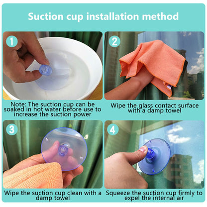 Double Layer Cat Window Hammock Cat Window Perch Strong Suction Cups Cat Hammock for Window Kitty Sunny Seat V1294-YM0523-10342740