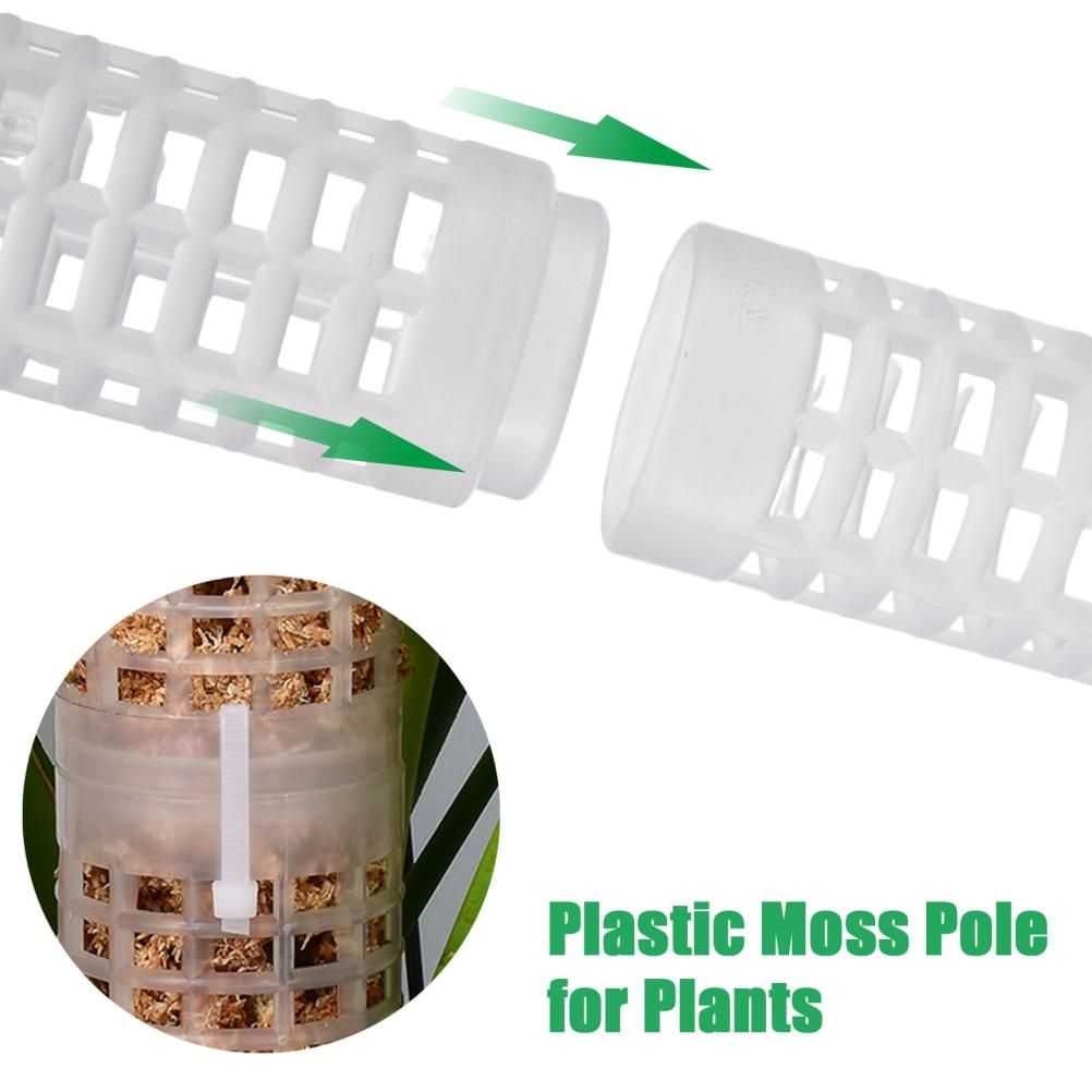 Moss Pole 25cm Plastics Coir Moss Totem Pole Stick for Plant Stakes and Supports Climbing Indoor Plants V1294-YM0523-10342811