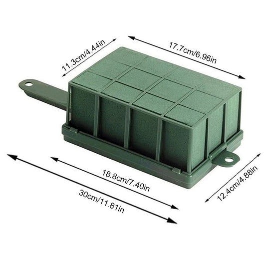 Floral Foam Cage with Floral Foam Rectangle Flower Foam Cage Holder for Fresh Flower Arrangement Foam Cage V1294-YM0523-10342812