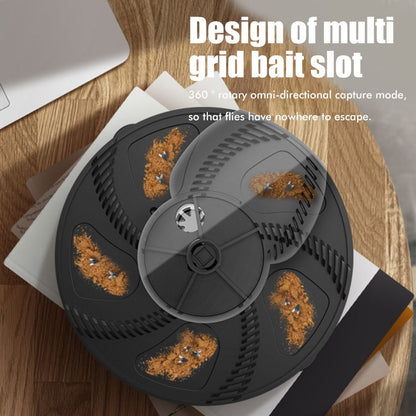 Electric Automatic Rotating Fly Trap Rechargeable Powerful Household Fly Trap for Family Indoor Use V1294-YM0523-10342882