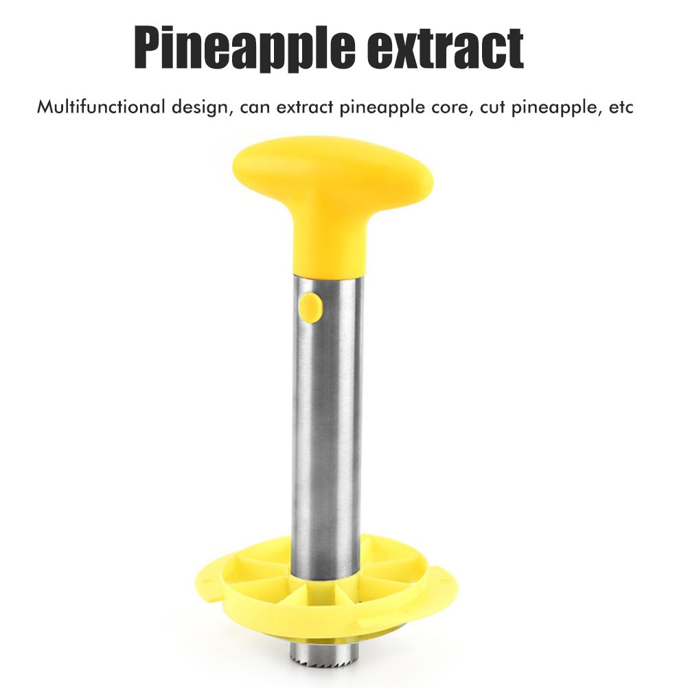 Kitchen Pineapple Corer and Slicing Tool Stainless Steel Pineapple Cutter with Forks for Easy Core Removal V1294-YM0523-10342965