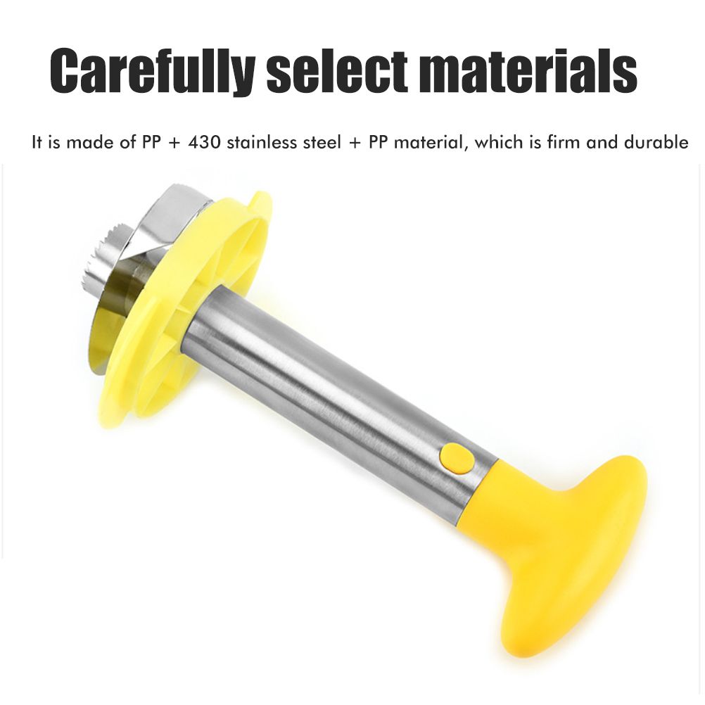 Kitchen Pineapple Corer and Slicing Tool Stainless Steel Pineapple Cutter with Forks for Easy Core Removal V1294-YM0523-10342965