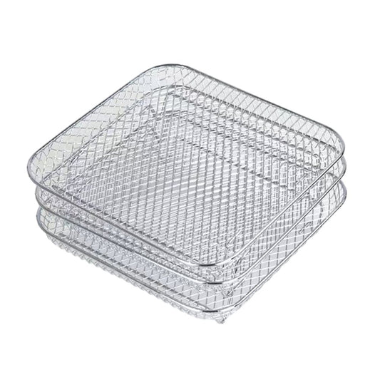 Air Fryer Rack Compatible for Ninja Foodi 8L Stainless Steel Stackable Dehydrator Rack Air Fryer Accessories V1294-YM0523-10343706