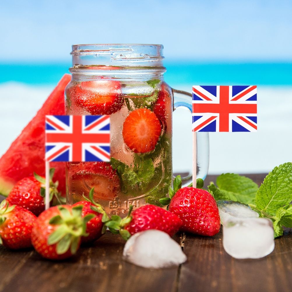 100Pcs Union Jack Mini Flags Hand Held British Toothpick Flags Cupcake Toppers UK Flags Fruit Sticks Party V1294-YM0523-10344106