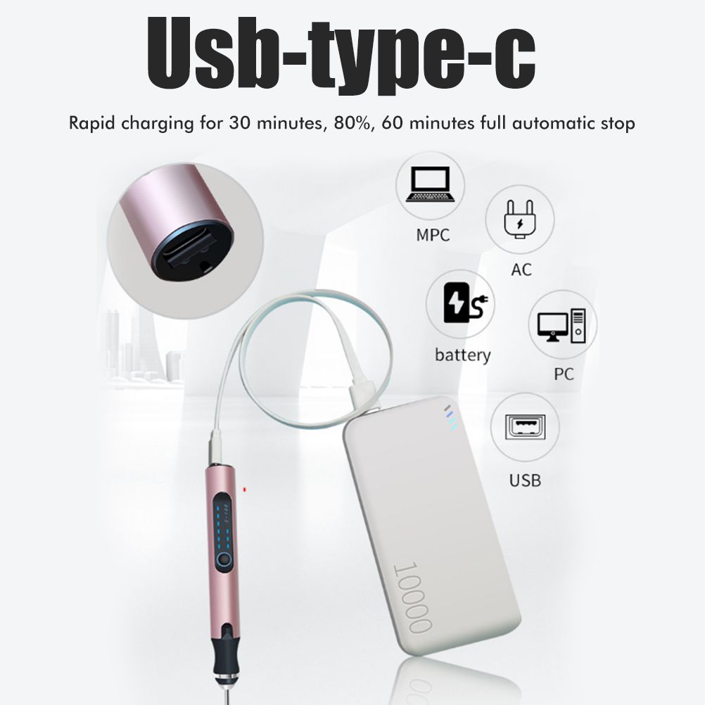 Electric Engraving Pen Portable Mini Engraver Etching Pen Cordless Metal Wood Carving Tools V1294-YM0523-10344197