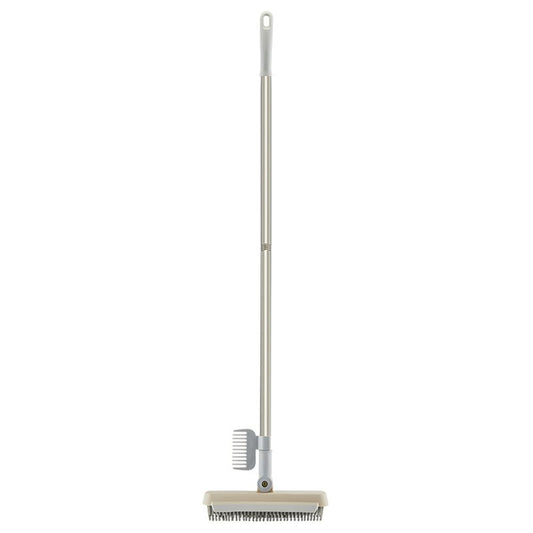 2 in 1 Floor Brush Scrub Brush Cleaning Brush with Adjustable Long Handle Bathroom Kitchen Floor Crevice V1294-YM0523-10344448