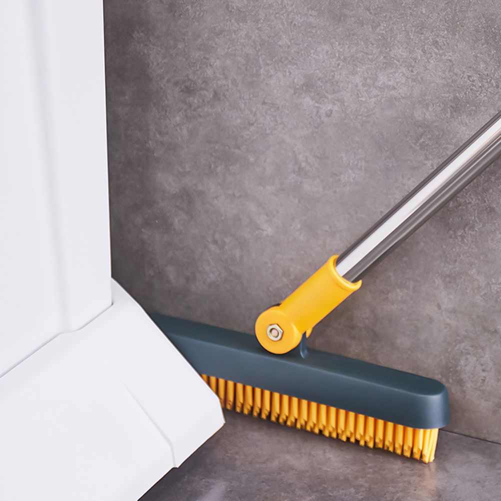 2 in 1 Floor Brush Scrub Brush Cleaning Brush with Adjustable Long Handle Bathroom Kitchen Floor Crevice V1294-YM0523-10344448
