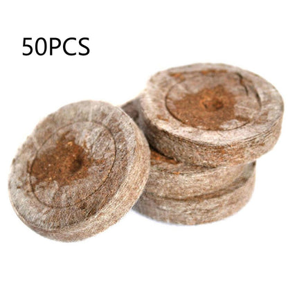 Seed Starter Soil Plugs Plant Fiber Nursery Blocks Peat Soil Pellets V1294-YM0523-190513XA09-1
