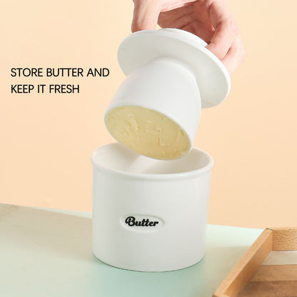 Ceramic Butter Keeper Multipurpose Large Capacity Safe Eco Friendly Ceramic Butter Tank V1294-YM0523-210114TW01-1
