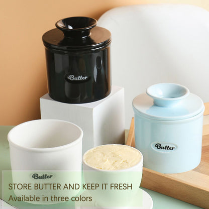 Ceramic Butter Keeper Multipurpose Large Capacity Safe Eco Friendly Ceramic Butter Tank V1294-YM0523-210114TW01-1