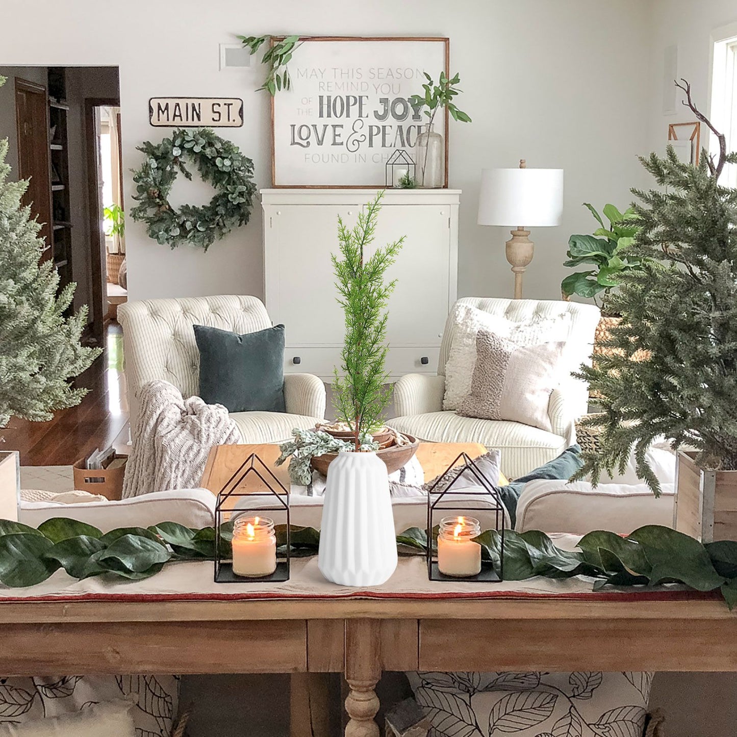 Simulation of Cypress Branches Leaves Simulation Plants for Home Decoration V1294-YM0523-210924SH0430