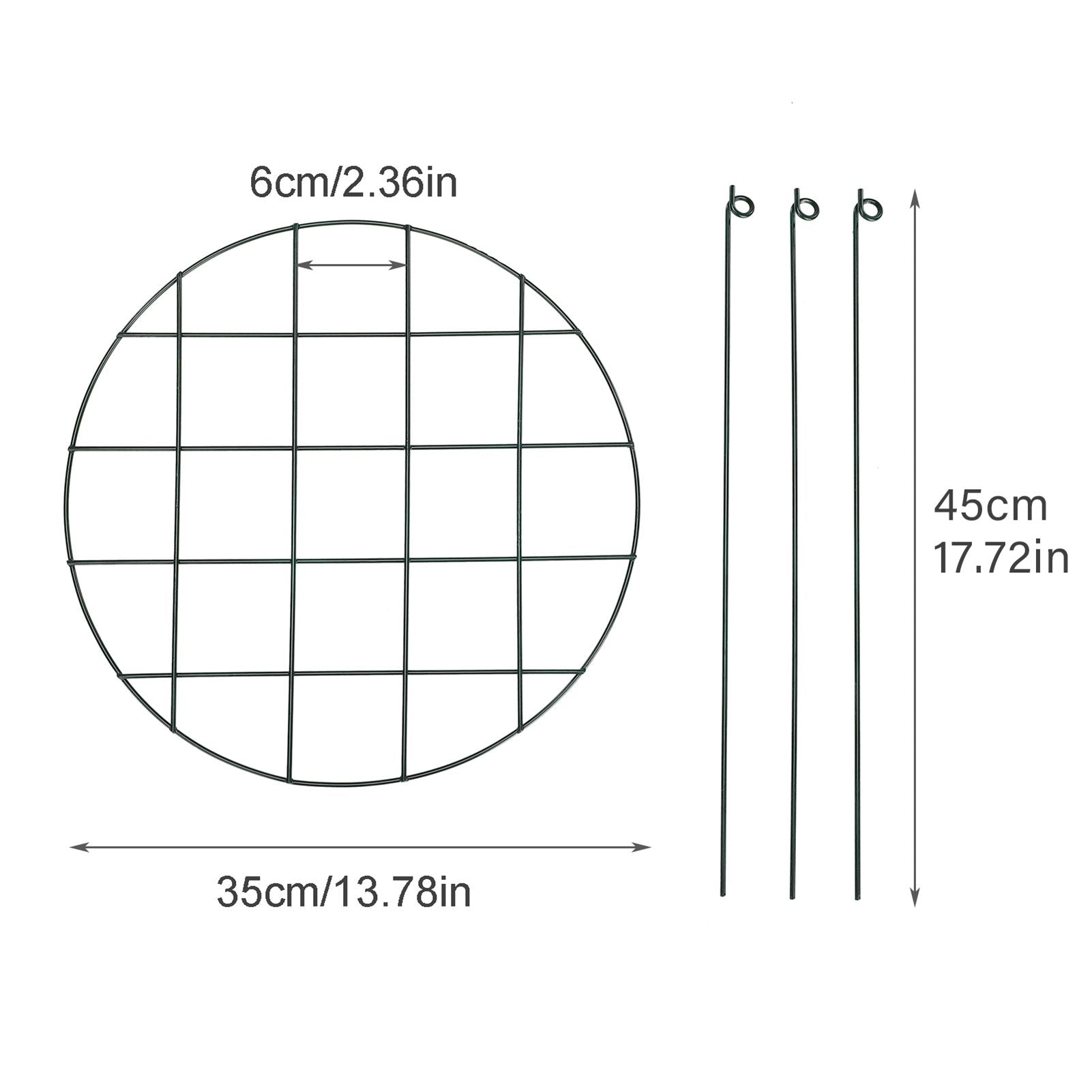 Garden Grid Shaped Iron Metal Plant Stand Strawberry Stand Plant Support Stake V1294-YM0523-211007QY01