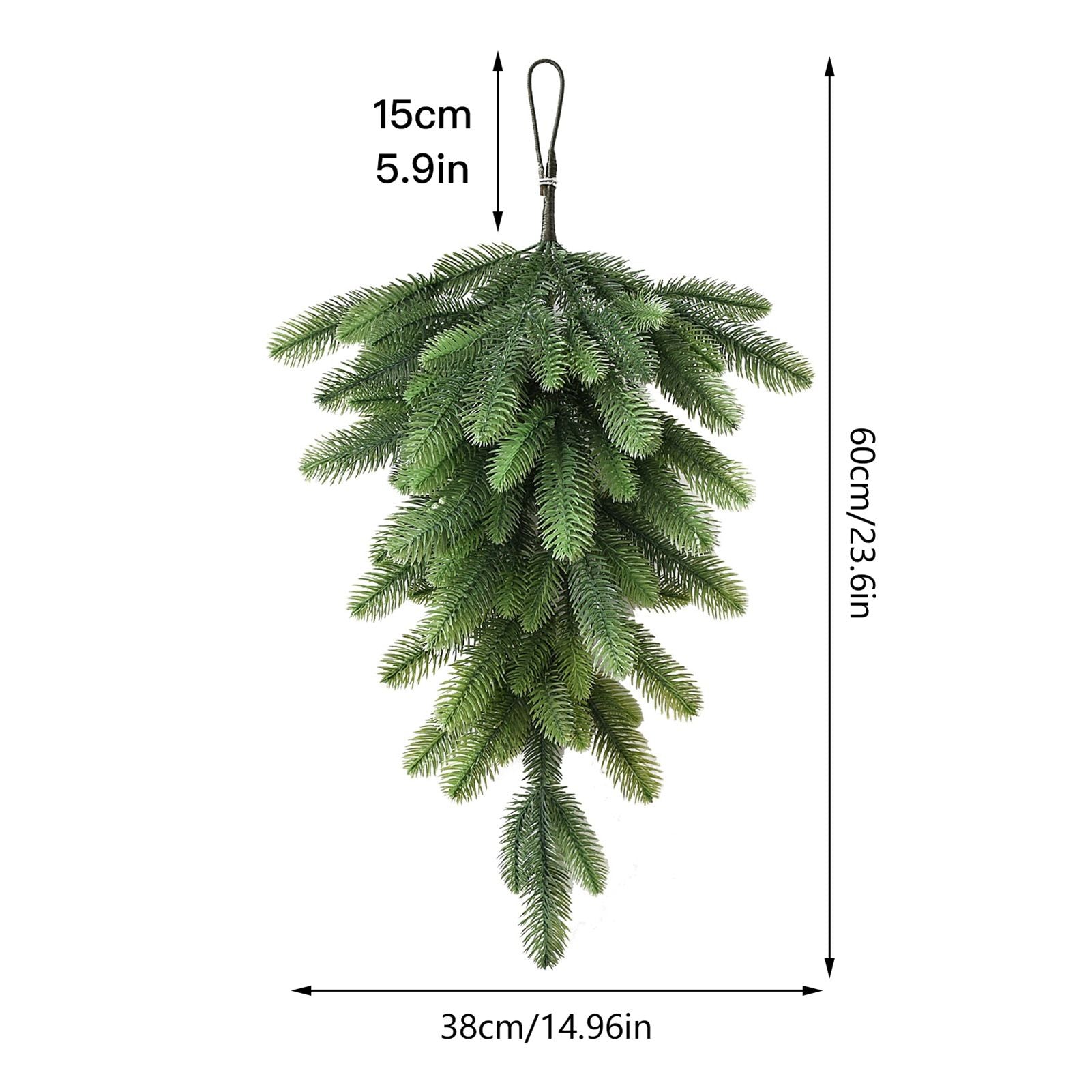Green Red Fruit Decoration Christmas Decoration Hanging Upside Down Greenery Wall Hanging Decoration V1294-YM0523-211007XU05-2