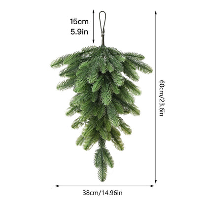 Green Red Fruit Decoration Christmas Decoration Hanging Upside Down Greenery Wall Hanging Decoration V1294-YM0523-211007XU05-2