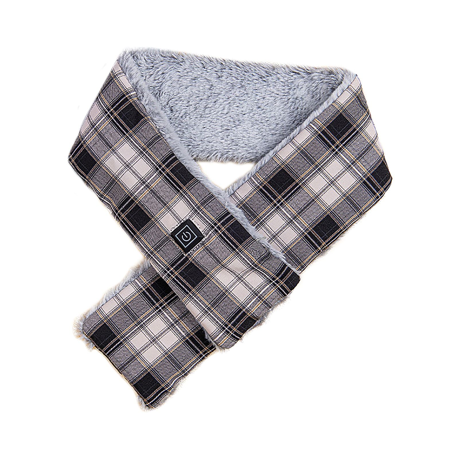 Intelligent USB Charging Heating Scarf Three Grade Temperature Adjustment Plush Neck Protection Fashion V1294-YM0523-211012YA04-1