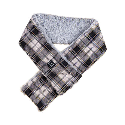 Intelligent USB Charging Heating Scarf Three Grade Temperature Adjustment Plush Neck Protection Fashion V1294-YM0523-211012YA04-1