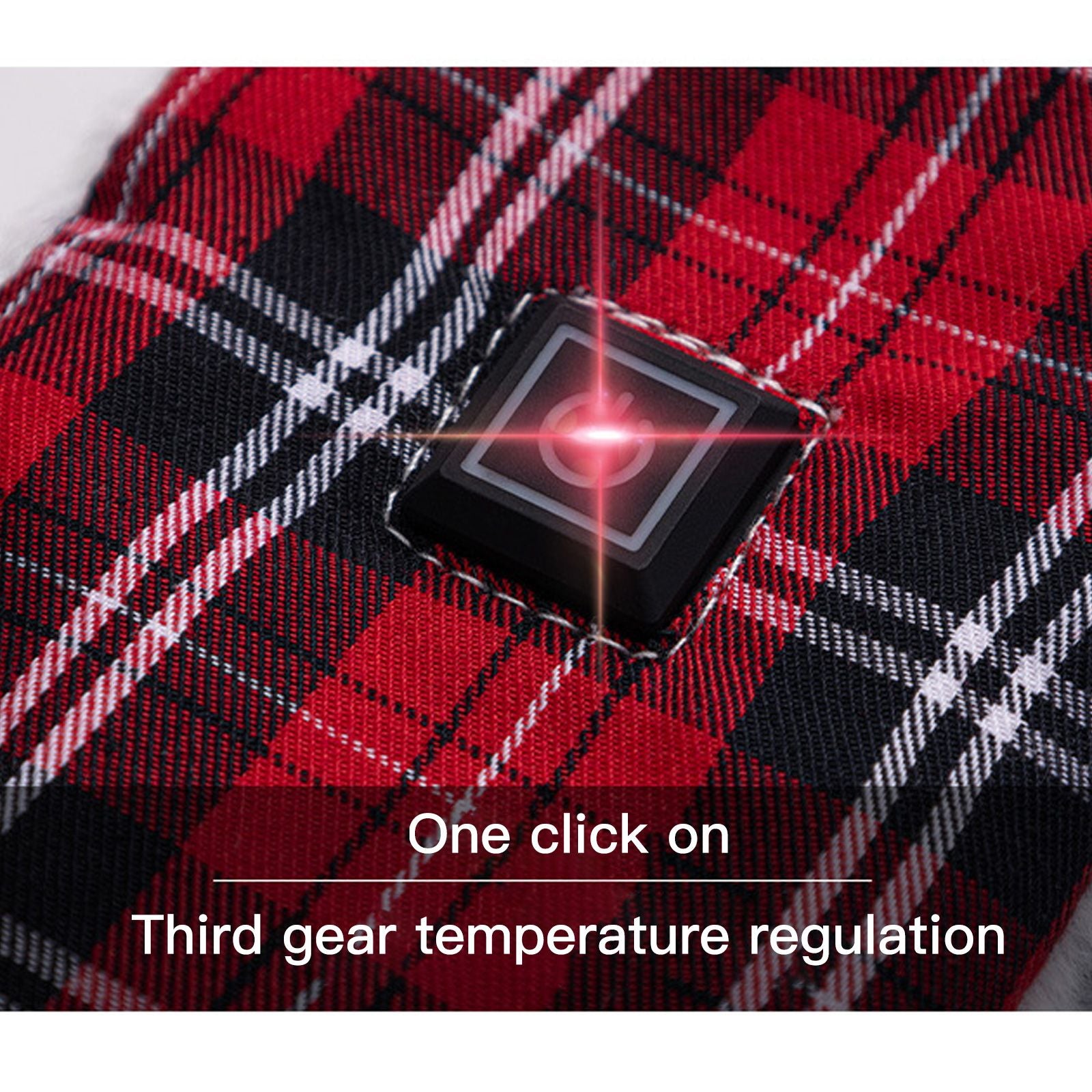 Intelligent USB Charging Heating Scarf Three Grade Temperature Adjustment Plush Neck Protection Fashion V1294-YM0523-211012YA04-1