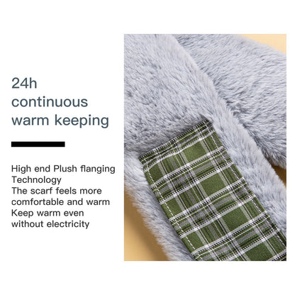 Intelligent USB Charging Heating Scarf Three Grade Temperature Adjustment Plush Neck Protection Fashion V1294-YM0523-211012YA04-1