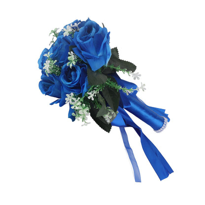 Simulated Rose Bouquet Artificial Wedding Bouquet V1294-YM0523-211014XU0844