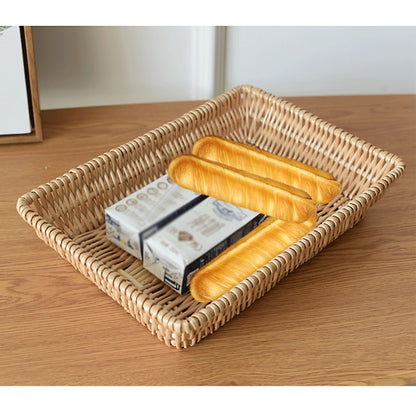 Rattan Storage Basket Basket Woven Snacks Fruit Basket Stackable Woven Bread Basket V1294-YM0523-211018DY01-1