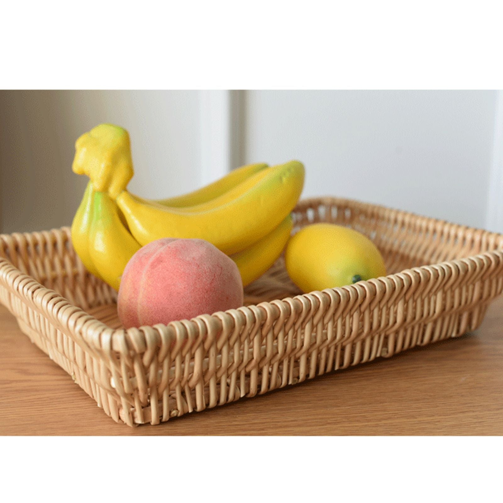 Rattan Storage Basket Basket Woven Snacks Fruit Basket Stackable Woven Bread Basket V1294-YM0523-211018DY01-1