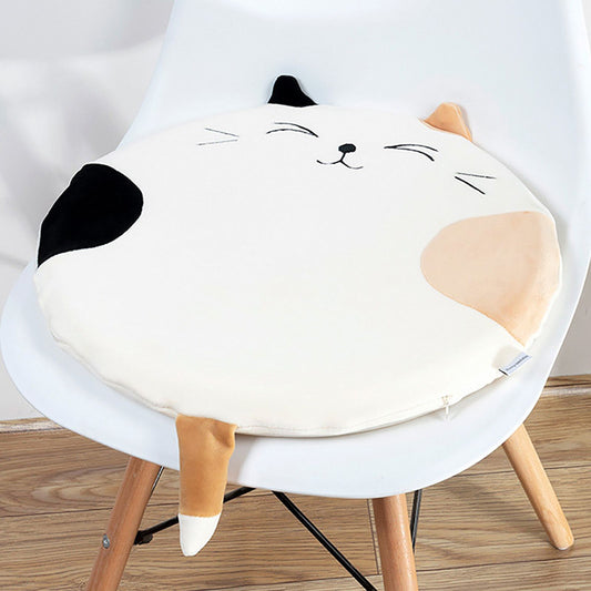 Tatami Cushion Japanese Chair Cushion Memory Foam Round Office Cushion for Bedroom Living Room Office V1294-YM0523-211018SH01-3