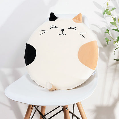 Memory Cotton Cushion Round Cute Dinosaur Shaped Soft Removable Cover Cushion Green 40 x 40 x 4.5cm V1294-YM0523-211018SH01-4