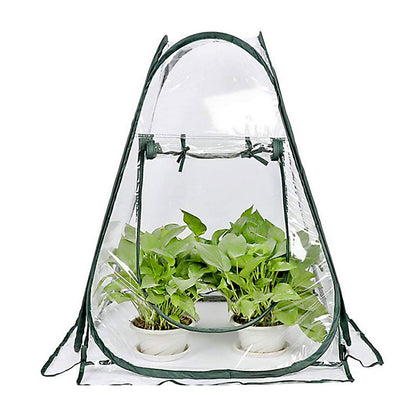 Foldable Portable Mini Home Garden Greenhouse Succulent Flower Warm Cover Windproof Rainproof Greenhouse V1294-YM0523-211018XY02