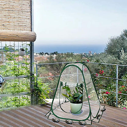 Foldable Portable Mini Home Garden Greenhouse Succulent Flower Warm Cover Windproof Rainproof Greenhouse V1294-YM0523-211018XY02